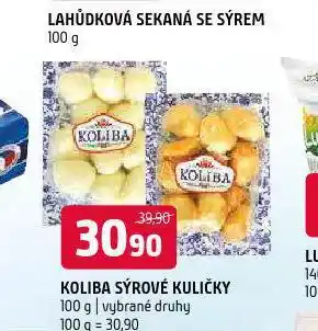 Terno Koliba sýrové kuličky nabídka