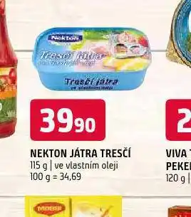 Terno Nekton játra tresčí nabídka