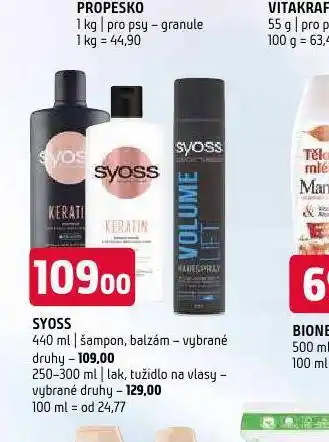 Terno Syoss šampon / balzám nabídka