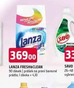 Terno Lanza fresh&clean prášek na praní nabídka