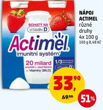 Penny Market NÁPOJ ACTIMEL nabídka