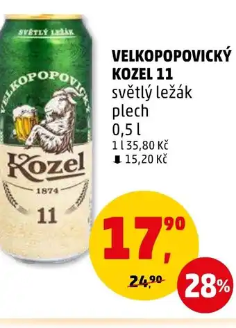 Penny Market VELKOPOPOVICKÝ KOZEL 11 0.5L nabídka