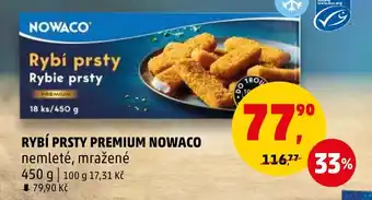 Penny Market RYBÍ PRSTY PREMIUM NOWACO nabídka