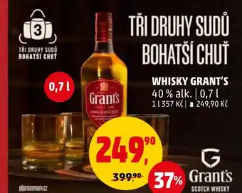 Penny Market WHISKY GRANT'S 0.7L nabídka