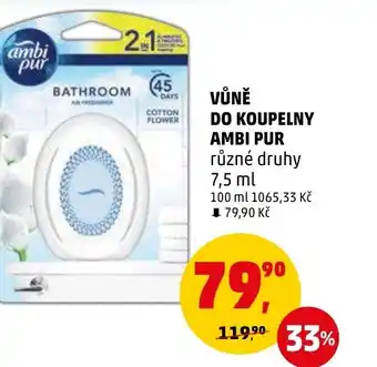 Penny Market VŮNĚ DO KOUPELNY AMBI PUR nabídka