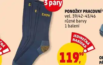 Penny Market PONOŽKY PRACOVNÍ nabídka