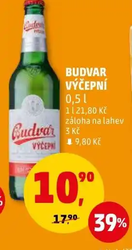Penny Market BUDVAR VÝČEPNÍ 0,5L nabídka