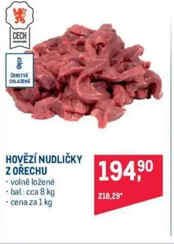 Makro HOVĚZÍ NUDLIČKY Z OŘECHU nabídka