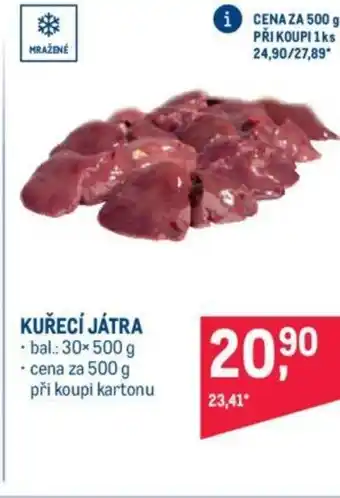 Makro KUŘECÍ JÁTRA nabídka