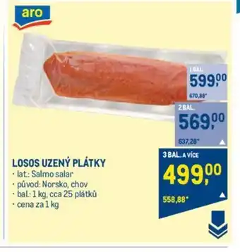 Makro LOSOS UZENÝ PLÁTKY nabídka