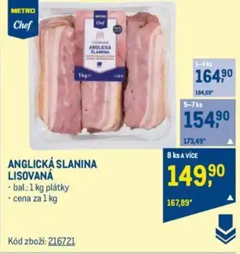 Makro ANGLICKÁ SLANINA LISOVANÁ nabídka