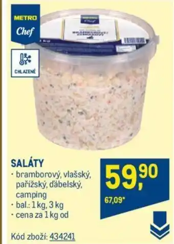 Makro SALÁTY nabídka