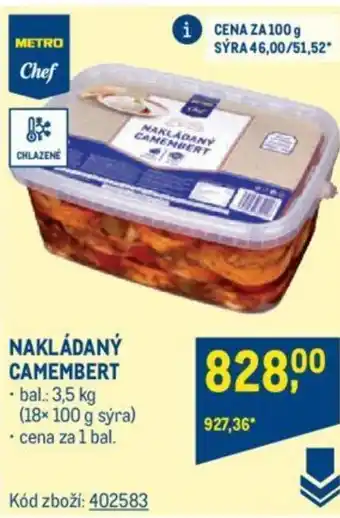 Makro NAKLÁDANÝ CAMEMBERT nabídka