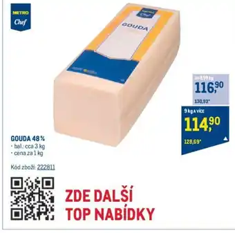 Makro GOUDA 48% nabídka