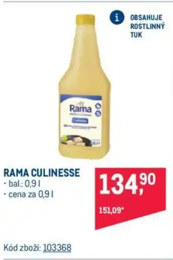 Makro RAMA CULINESSE nabídka