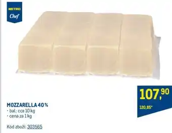 Makro MOZZARELLA 40% nabídka