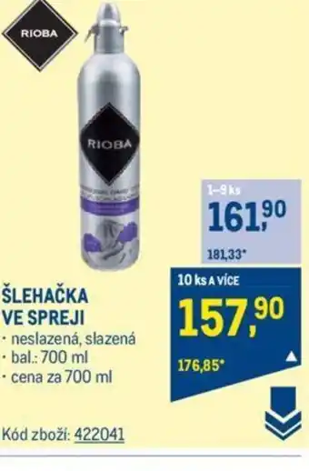 Makro ŠLEHAČKA VE SPREJI nabídka