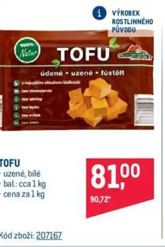 Makro TOFU nabídka