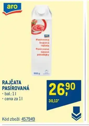 Makro RAJČATA PASÍROVANÁ nabídka