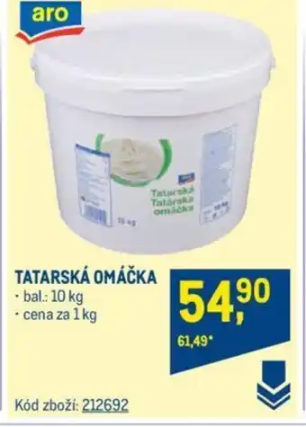 Makro TATARSKÁ OMÁČKA nabídka