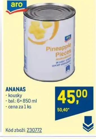 Makro ANANAS nabídka