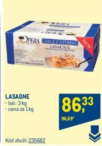 Makro LASAGNE nabídka