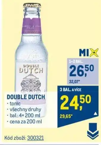 Makro DOUBLE DUTCH nabídka