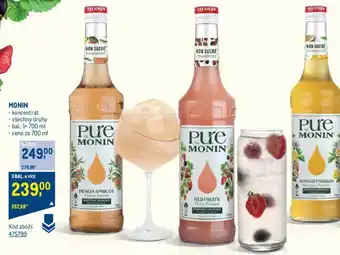 Makro MONIN nabídka