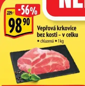 Albert Vepřová krkovice bez kosti - v celku nabídka