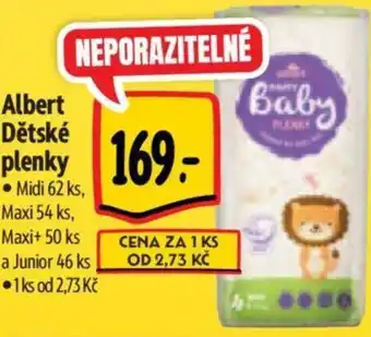 Albert Albert Dětské plenky nabídka