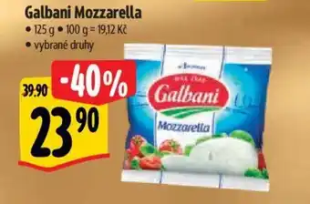 Albert Galbani Mozzarella nabídka