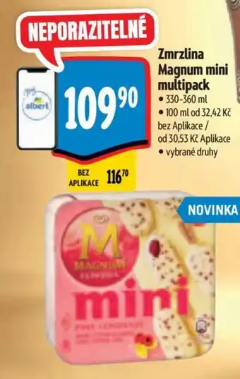 Albert Zmrzlina Magnum mini multipack nabídka