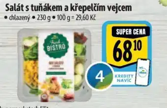 Albert Salát s tuňákem a křepelčím vejcem nabídka