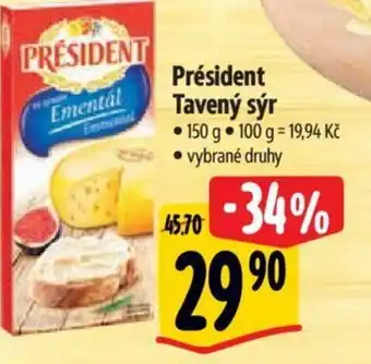Albert Président Tavený sýr nabídka