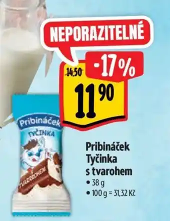Albert Pribináček Tyčinka s tvarohem nabídka