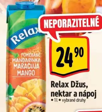 Albert Relax Džus, nektar a nápoj nabídka