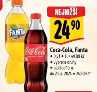 Albert Coca-Cola, Fanta nabídka