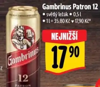 Albert Gambrinus Patron 12 nabídka