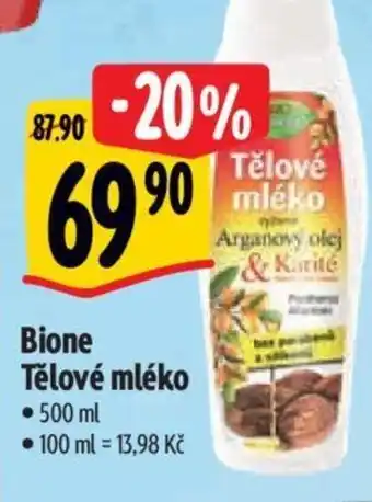 Albert Bione Tělové mléko nabídka