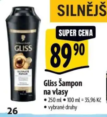 Albert Gliss Šampon na vlasy nabídka