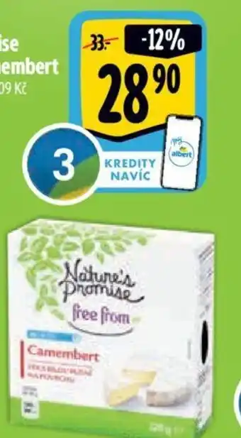 Albert Nature's Promise Free From Camembert nabídka