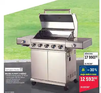 Makro BBQ GRIL PLYNOVÝ, 5 HOŘÁKŮ nabídka