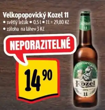 Albert Velkopopovický Kozel 11 nabídka