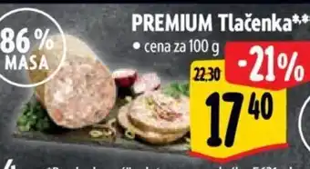 Albert PREMIUM Tlačenka nabídka