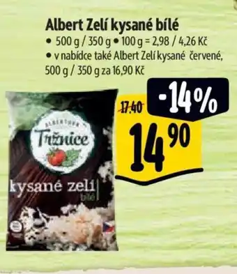 Albert Albert Zelí kysané bílé nabídka