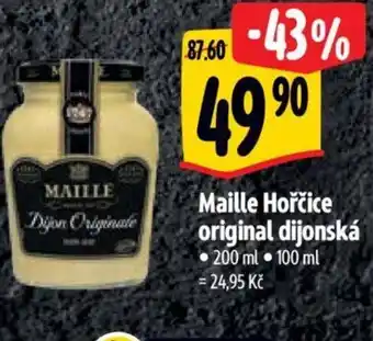 Albert Maille Hořčice original dijonská nabídka