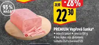 Albert PREMIUM Vepřová šunka nabídka