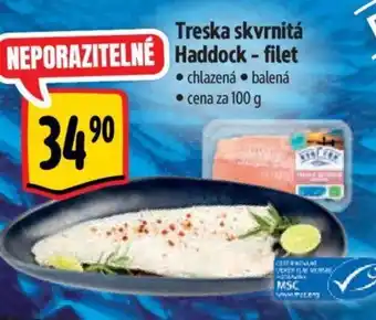 Albert Treska skvrnitá Haddock - filet nabídka