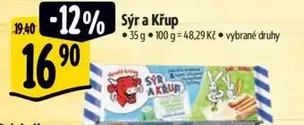 Albert Sýr a Křup nabídka