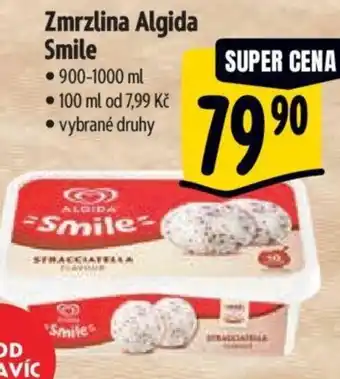 Albert Zmrzlina Algida Smile nabídka